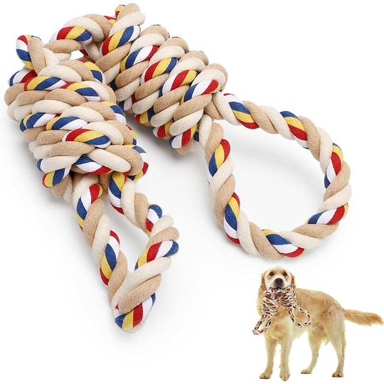 Dog Leash Toys, Durable Dog Chew Toys for Aggressive Chewers / Tug of War