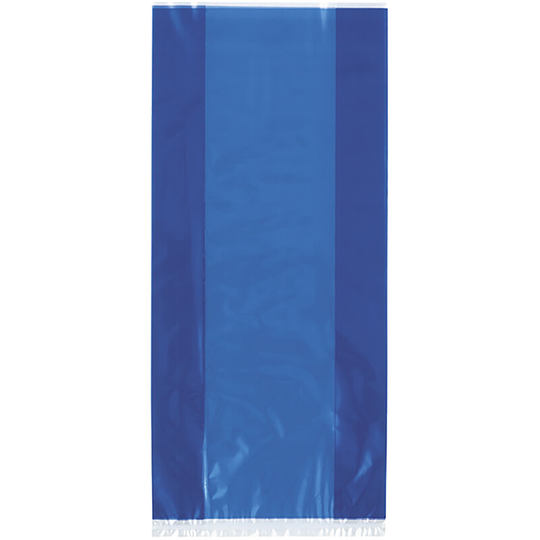 Unique Party - Cello Treat Bags With Ties (Pack Of 30) (One Size) (Royal Blue) - Royal Blue