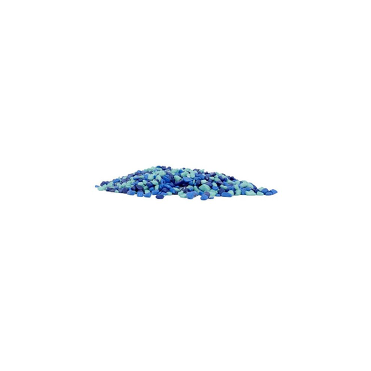 (Tri colour blue) Marina Decorative Aquarium Gravel 2kg