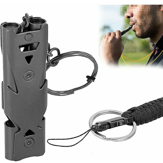 Qersta - Dog Training Whistle, Carivent 150 Decibel Professional Adjustable Ultrasonic Dog Whistle with Free Lanyard for Camping Lifeguard Hiking Pet