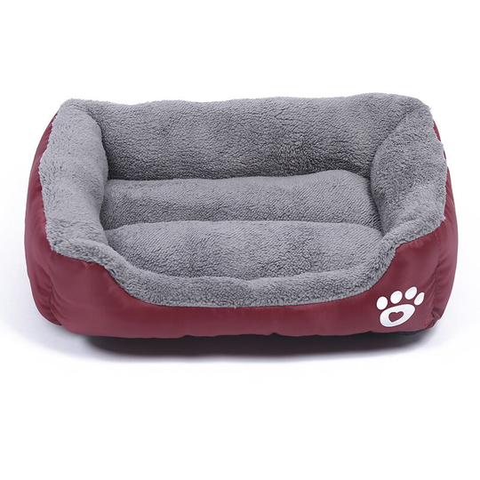 Dog Bed, Dog Bed and Basket Dog Bed, Waterproof Pet Mat Pad and Sleeping Pad for Kitty Cat and Small Puppy Dog, Soft and Washable (Red)
