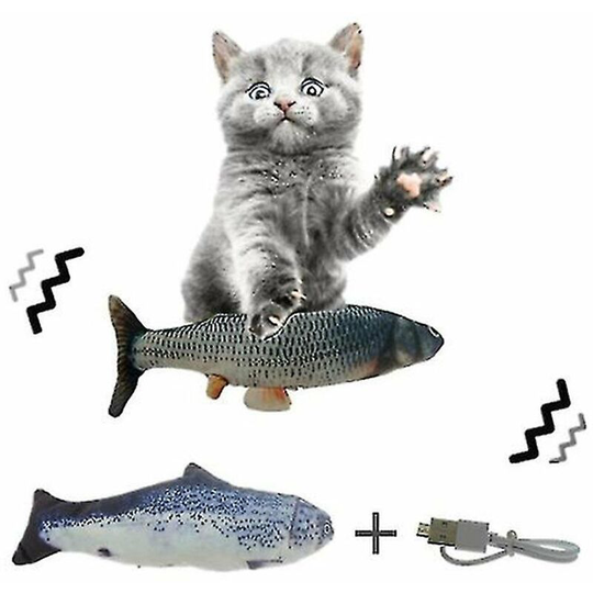 Cat toy usb charging simulation fish catnip electric toy fish Thsinde