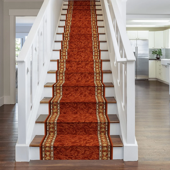 Allenstown Looped Terracotta Stair Runner