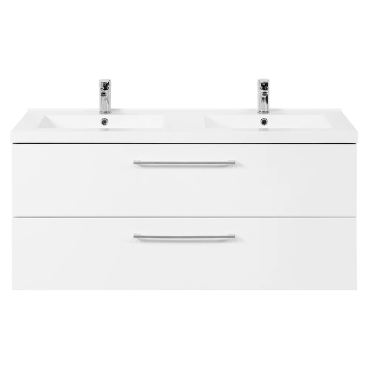 Valda 1200mm Wall Hung Double Vanity Unit