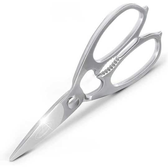 Osqi - Multipurpose Kitchen Scissors, High Quality Stainless Steel Solid Kitchen Shears for Can Openers, Walnut Crackers, Heavy Duty Poultry Scissors