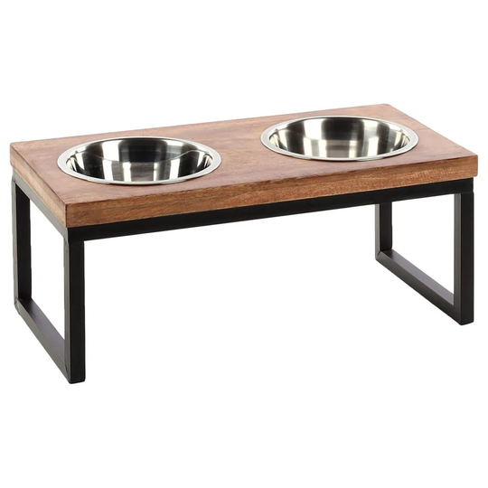Flamingo Pet Twin Feeder Set with Stand Tommy