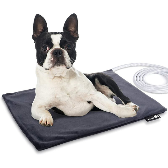 Pecute - Pet Heat Pad Medium 40x50cm,Dog mats,Dog beds,Constant Heating Safe Electric Heated Mat Anti Bite Waterproof , for Puppies Kittens(2 Covers)