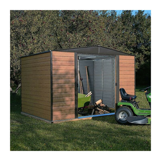 Woodvale 10x6 Metal Shed Garden Storage Unit Cabinet Lockable Apex - Rowlinson