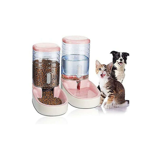 Automatic Water And Food Dispenser For Pets Cats Dogs 11 Gallon Thsinde