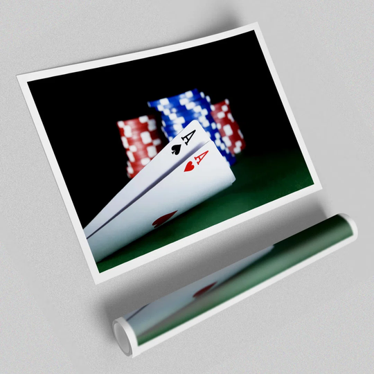 'The Nuts in Poker' - Unframed Photograph Print on Paper