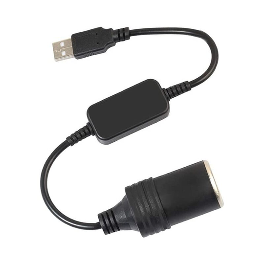 Mezheng - waremew 5V usb a Male to 12V Cigarette Lighter (Output: 12V 8W Max) Female Converter For Car Lighters Driving Recorder dvr Dash Camera gps