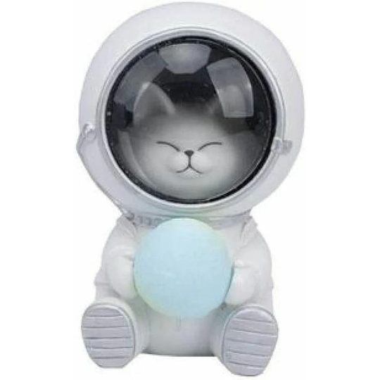 Astronaut Starry Animal Night Light - Baby Room Decor (Kitten)