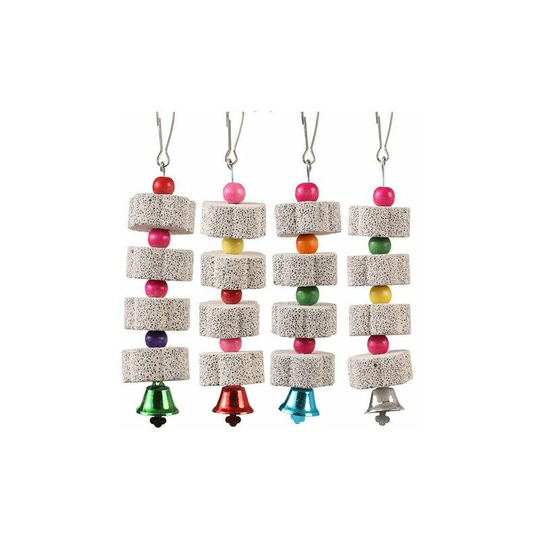 Monly - Bird Toy, Guazhuni Molar Stone 4pcs (Random)