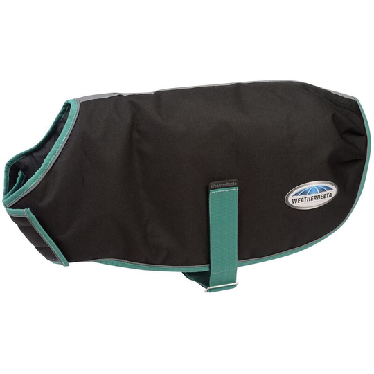 Weatherbeeta - Green-Tec Midweight Dog Coat (3XL) (Black/Bottle Green) - Black/Bottle Green