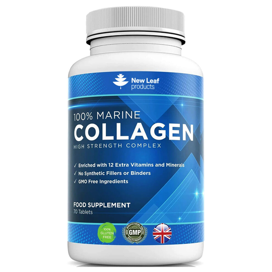 Advanced Marine Collagen Tablets Boosted 15 Vitamins & Minerals 1475mg