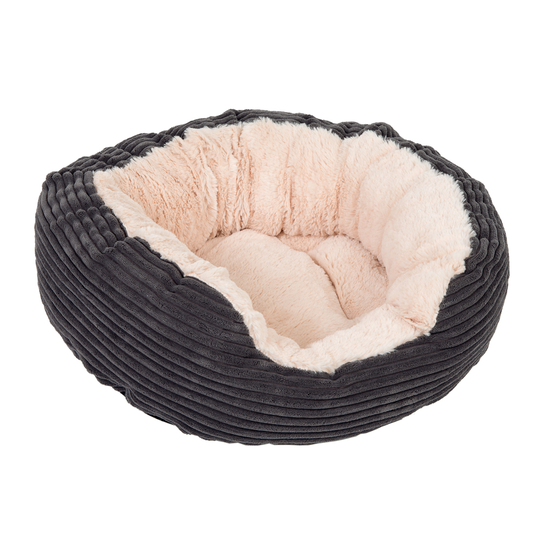 Jumbo Pet Bed - Grey - 81 x 63 x 18 cm (L x W x H)