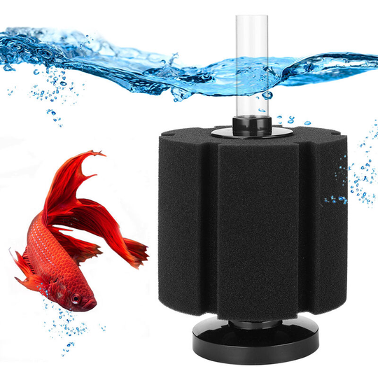 Aquarium Air Filter Sponge Filter Silencer For Betta Shrimp Fish Tank