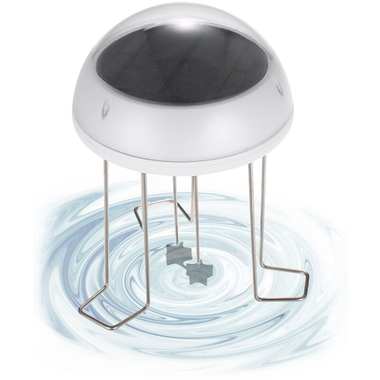 Solar Water Wiggler For Bird Bath Solar Powered Water Agitator With Battery Backup