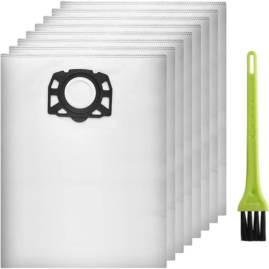 8 bags for Kärcher WD5 WD4 WD6 MV4 MV5 MV6 vacuum filter bags for Karcher replacement filters 2.863-006.0