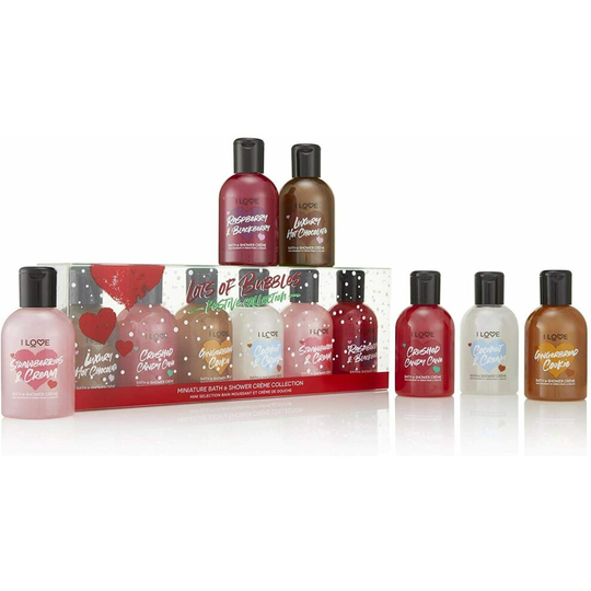 I Love Lots Of Bubbles Bath & Shower Creme Festive Collection 6x100ml