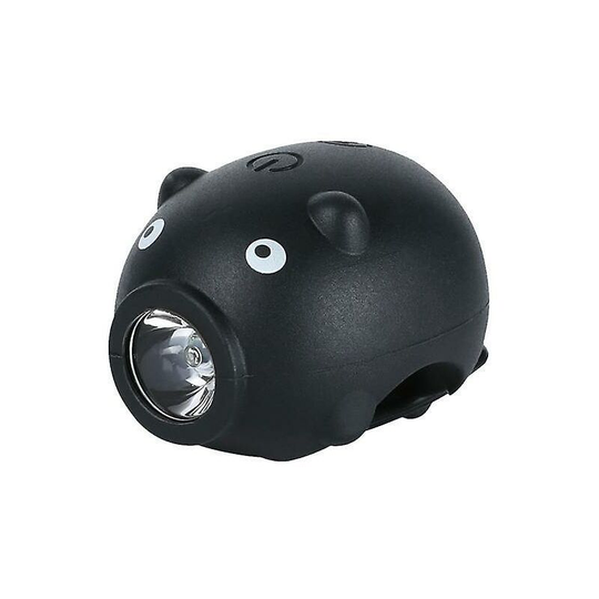 Cute Cartoon Pig Shaped usb Rechargeable led Bike Front Light