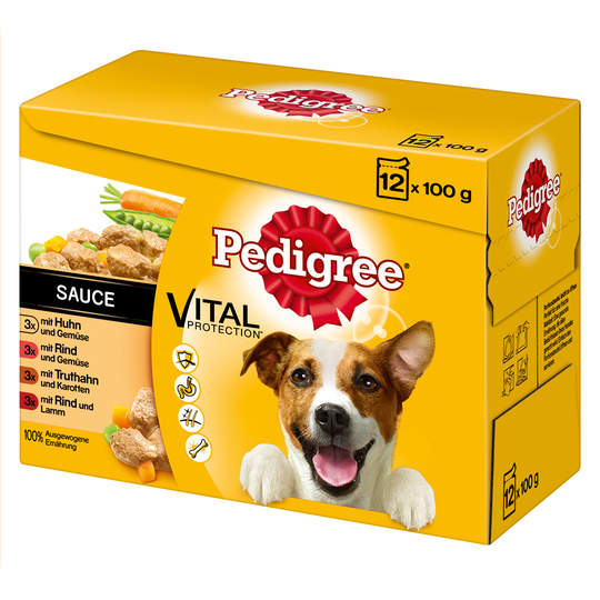 Pedigree Pouch in Gravy Multipack - Saver Pack: 24 x 100g Mixed Selection in Gravy