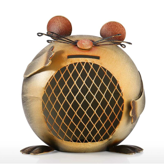 Mouse-shaped Coin Bank Cute Animal Coin Bank Creative Animal Piggy Bank Decorative Ornament
