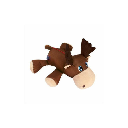 KONG Cozie Ultra Moose Plush Dog Toy (19.7cm x 29.9cm x 19.7cm) (Brown) - Brown