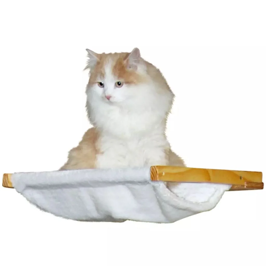 Kerbl Wall-Mounted Cat Hammock Dolomit 45 x 40cm White