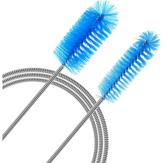 61 Inch Aquarium Filter Brush Flexible Long Stainless Steel Double Ended Bristles Tubing Pipe Cleaner for Fish Tank or Home Kitchen