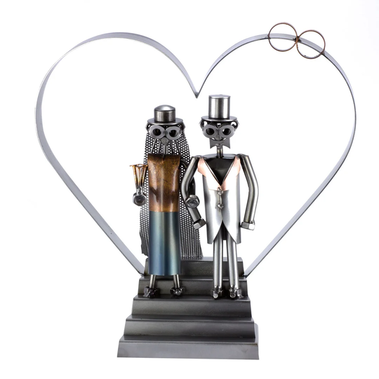 Wedding Couple with Heart XXL Screw Man Petrie