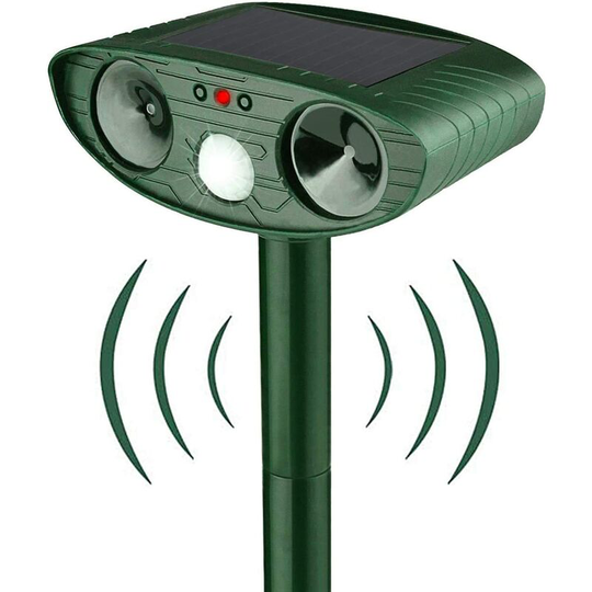 Animals Repeller, Cat Repellent Animals Repeller Ultrasonic Animal Repeller Solar Power Ultrasonic Animal Control Animal Repellent for Rat, Vole,