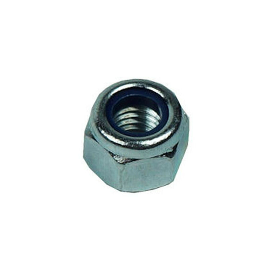 M10 Full Hex Nut - Pack of 10 - Silver - Unifix