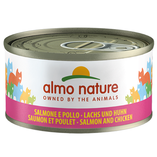 Almo Nature 6 x 70g - Salmon & Chicken in Jelly