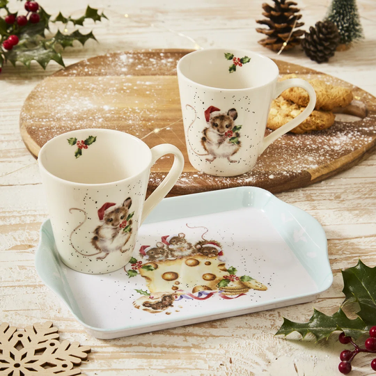 Wrendale Designs Holly Jolly Christmas Mug