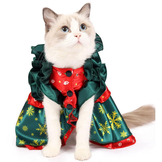 Benobby Kids - Cat and Puppy Christmas Costumes, Cat and Puppy Pet Costumes, Cosplay Parties, Cat Costumes, Christmas Party Decoration Costumes (m)