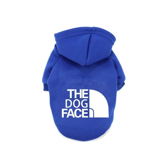 Dog Hoodie Pet Clothes Autumn and Winter Dog Sweaters Puppy Costumes Dog Sweater Vest for Small Medium Dogs Cats Chihuahua Teddy (df - Blue m)