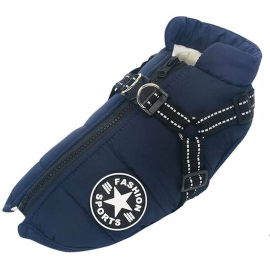 Echoo - Manteau Chien Imperméable Veste Chaude d'hiver, Manteau d'hiver pour Chien Chaud, Gilet Réfléchissant Doudoune pour Labrador Chihuahua
