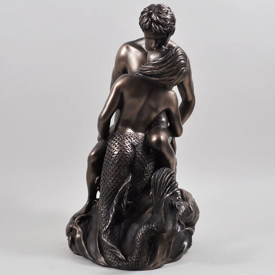 Seduction Mermaid Mythical Cold Cast Figurine