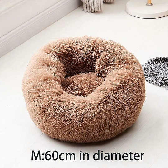 Small Dog And Cat Plush Pet Soft Bed Cushion (m Size, Diameter 60cm) - Thsinde