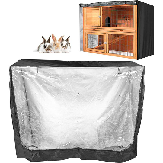 Betterlifegb - Dust Proof Rabbit Hutch Cover, Betterlife Easy Assemble diy Pet Hutch Cover Moistureproof Double Layer Rabbit Envelope Roommates(1