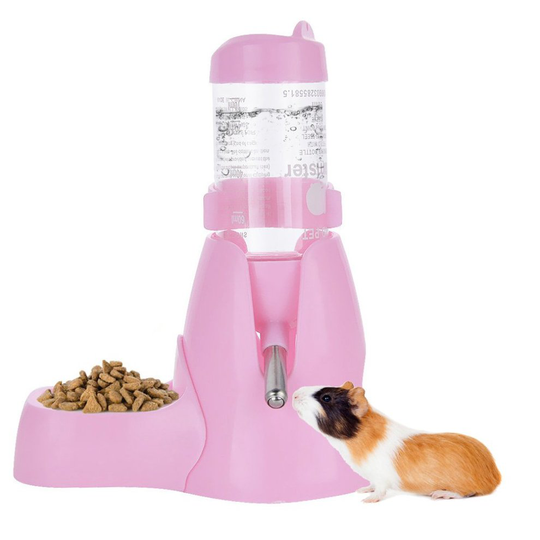 Hamsters Water Bottle Automatic Water Feeder Dispenser Hanging Water Feeding Bottles for Rats, Guinea pigs, Ferrets, Rabbits Small Animals (80ML,...