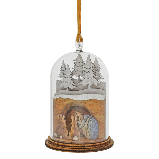 Mrs Rabbit Hanging Figurine Ornament