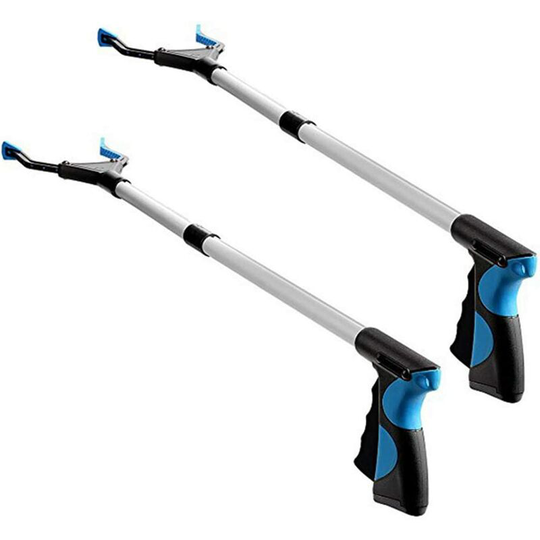 Kartokner - Set of 2 Foldable Grasping Pliers - Ergonomic and Lightweight Grasping Tool - for Picking Up Waste - (81.3 cm)