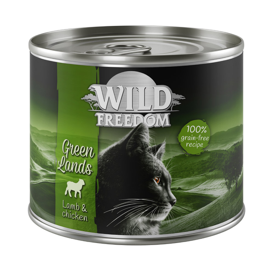 Wild Freedom Adult 6 x 200g - Green Lands - Lamb & Chicken