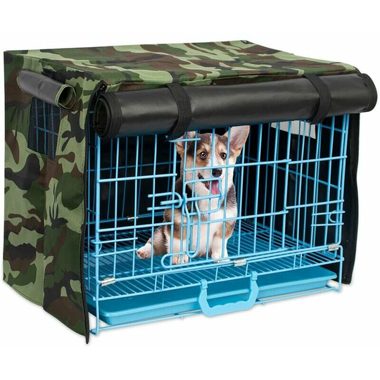Joorrt - Dog Crate Cover 30 inches Dog Crate Cover Pet Kennel Covers Windproof Privacy Dog Crate Cover Waterproof Pet Kennel Covers Fit for Dog Crate
