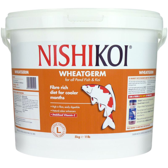 NishiKoi Wheatgerm winter koi food Large Pellet 5kg