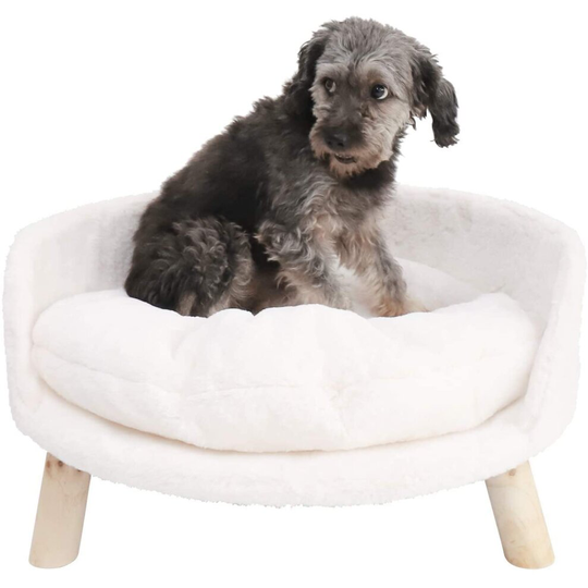 (M(60cm)) Elevated Cat Beds, Cat Stool Bed Durable Round Cat Chair Cushion Sofa