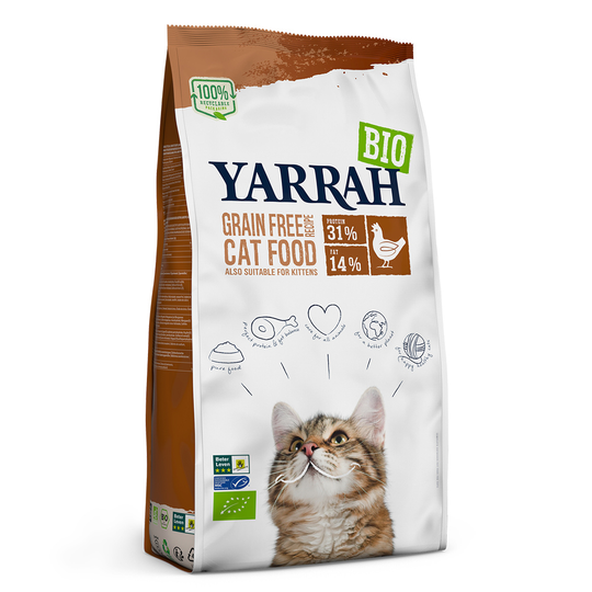 Yarrah Organic Grain Free with Organic Chicken & Fish - 10kg