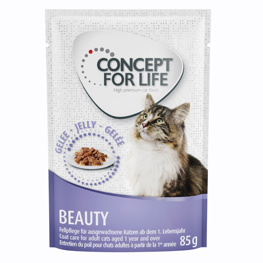 48 x 85g Concept for Life Wet Cat Food - Special Price!* - Beauty - in Jelly